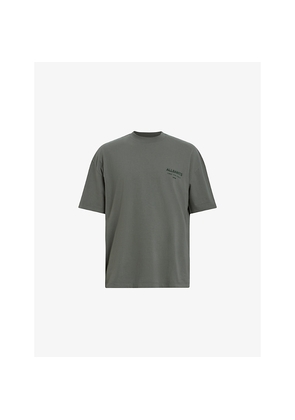 Mens Allsaints Xander Logo-Embossed Short-Sleeve Cotton T-Shirt