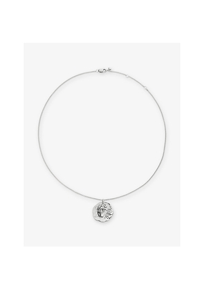 Womens Monica Vinader Gemini Zodiac Sterling-Silver Pendant Necklace