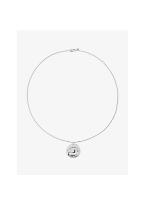 Womens Monica Vinader Aries Zodiac Sterling-Silver Pendant Necklace
