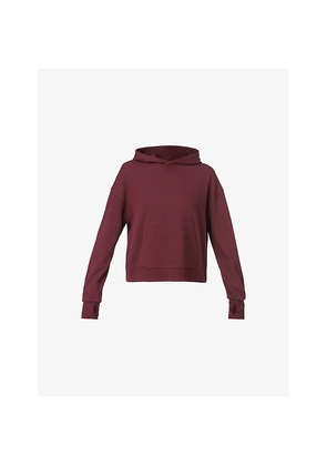 Womens Sweaty Betty After Class Cotton-Jersey Hoody