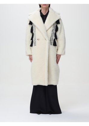 Fur Coat MAX MARA Woman color White