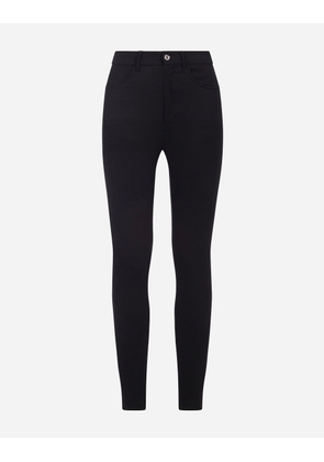 Dolce & Gabbana 5-pocket Stretch Cavalry Twill Leggings - Woman Pants And Shorts Black 44