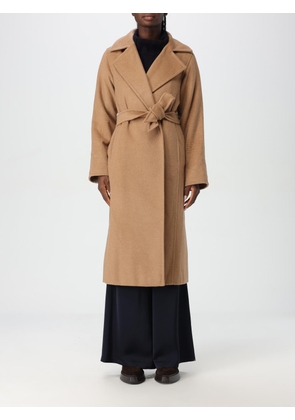 Coat MAX MARA Woman color Camel