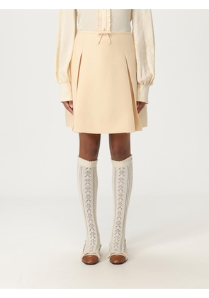 Skirt VALENTINO Woman color Beige