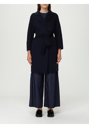 Coat 'S MAX MARA Woman color Blue