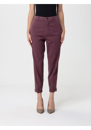 Pants MASON'S Woman color Plum