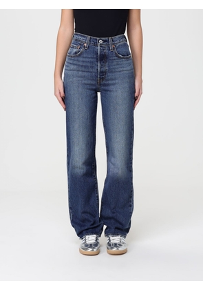 Jeans LEVI'S Woman color Denim