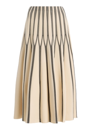 Zimmermann Rebellion Striped Knit Midi Skirt - Moda Operandi