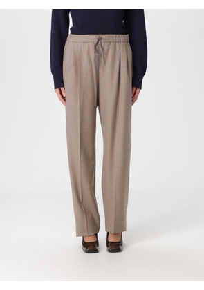 Pants MAX MARA Woman color Kaki