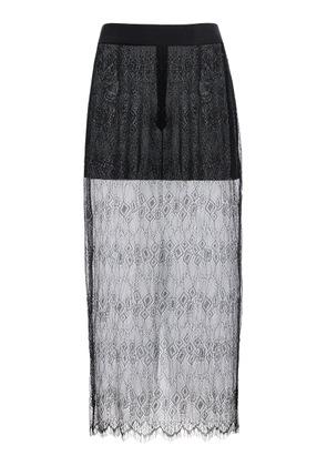 The Frankie Shop Alrose Lace Midi Skirt - Moda Operandi