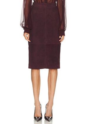 Retrofete Marcella Skirt in Bordeaux - Burgundy. Size XS (also in ).