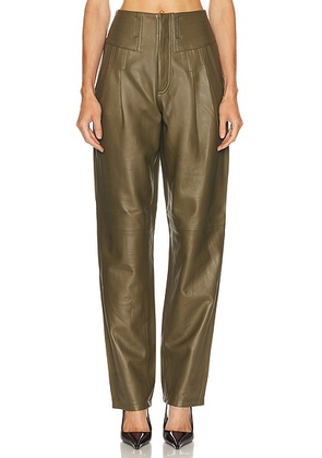 Ronny Kobo Justine Pant in Olive - Green. Size M (also in ).