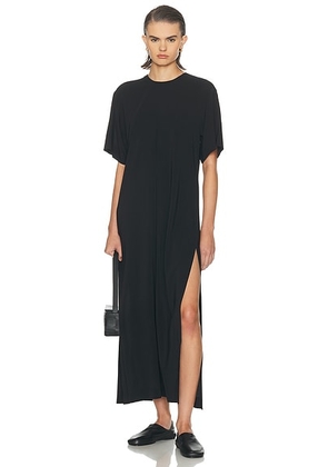 St. Agni Relaxed Tee Dress in Black - Black. Size XS (also in ).
