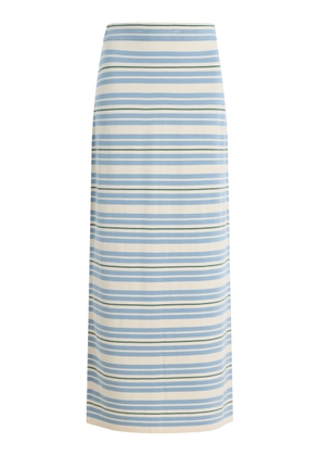 Zimmermann Rebellion Striped Knit Midi Skirt - Moda Operandi