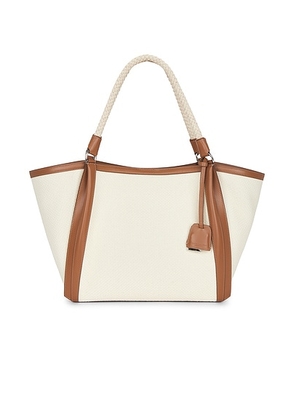 Ralph Lauren Collection Rl 888 Tote Bag in Lux Cream & RL Gold - Cream. Size all.
