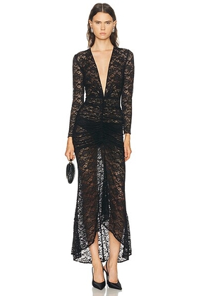 Ronny Kobo Nelli Dress in Black - Black. Size M (also in S).