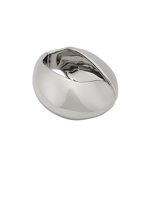 Coperni C-Logo Bangle in Silver - Metallic Silver. Size all.