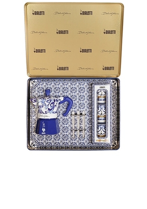 Dolce & Gabbana Casa Bialetti Moka Set in Blue Mediterraneo - Blue. Size all.