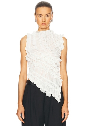 Beaufille Vera Top in White - White. Size L (also in ).