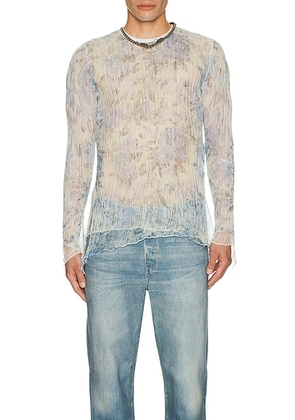 Diesel Knit Sweater in Multi - Blue. Size XL (also in ).