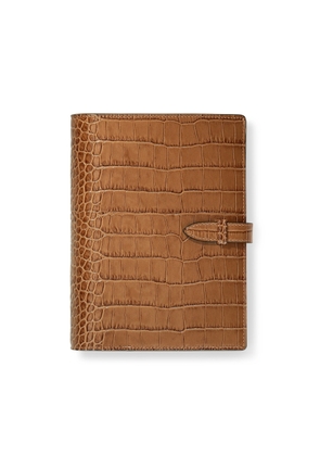 Smythson Bond Organiser In Mara In Mushroom