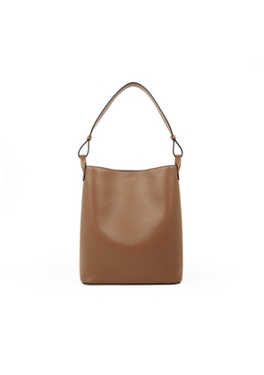 Smythson Milton Shoulder Bag In Truffle