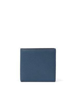 Smythson 8 Card Slot Wallet In Ludlow In Admiral Blue