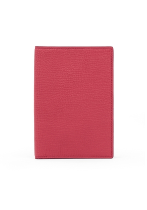 Smythson Passport Cover In Ludlow In Raspberry