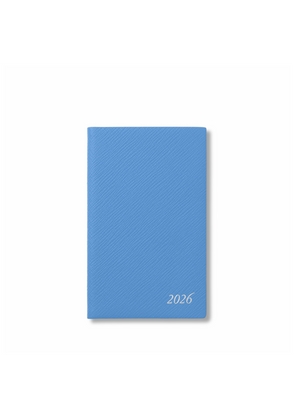 Smythson 2026 Panama Weekly Diary In Nile Blue