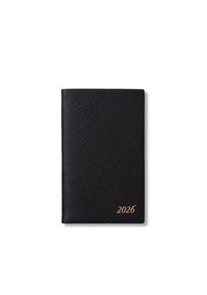 Smythson 2026 Panama Weekly Diary With Pocket In Black