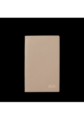Smythson 2026 Panama Weekly Diary With Pocket In Sandstone