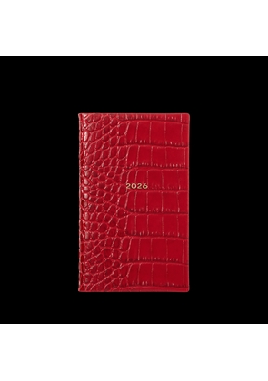 Smythson 2026 Panama Weekly Diary In Mara In Red