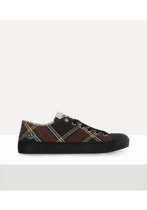 Vivienne Westwood Low Top Plimsoll Printed Canvas Chelsea-tartan 7-41 Men
