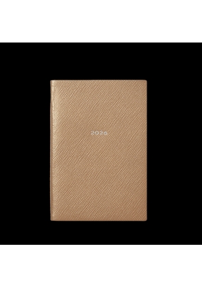 Smythson 2026 Chelsea Weekly Diary In Panama In Bronze