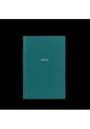 Smythson 2026 Chelsea Weekly Diary In Panama In Petrol
