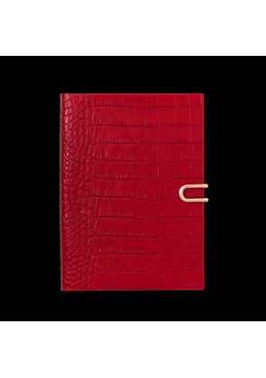Smythson 2026 Soho Weekly Diary With Slide In Mara In Red