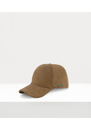 Vivienne Westwood Baseball Cap Cotton Baby Corduroy Tobacco L/XL Unisex