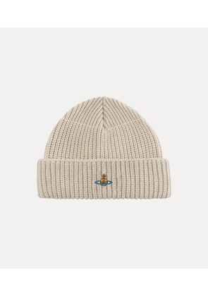 Vivienne Westwood Sporty Beanie Sporty Knit White Os-u Unisex