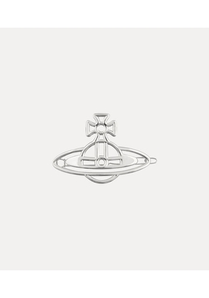 Vivienne Westwood Thin Line Hair Clip Silver Unisex