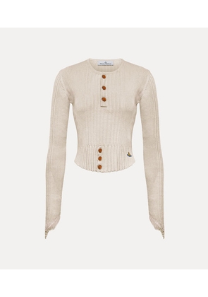 Vivienne Westwood Tegan Top Cotton / Cashmere Dusty-white L Women