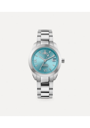 Vivienne Westwood Fenchurch Watch Silver / Turquoise Stainless Steel Women
