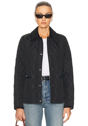 Burberry Dorset Coat in Black & Sand Ip Check - Black. Size XS (also in ).