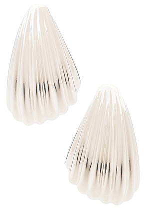 Eliou Marene Earrings in Silver Plated - Metallic Silver. Size all.