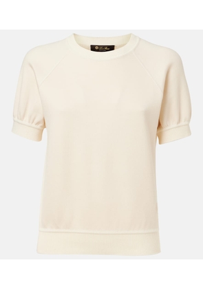 Loro Piana Viera cotton, silk, and cashmere top
