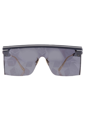 Dior DIORCLUB M1U Mirror Blue Star Print Shield Ladies Sunglasses CD40042U 91C 00