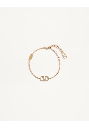 Valentino Garavani Vlogo Signature Metal Bracelet Woman GOLD UNI