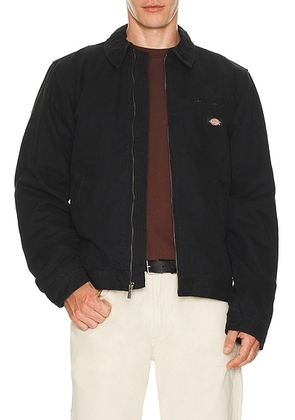 Dickies Canvas Painter Jacket in Black - Black. Size L (also in S).