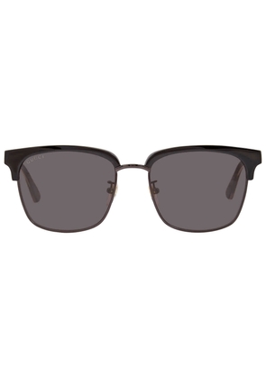 Gucci Grey Square Mens Sunglasses GG0382S 001 56