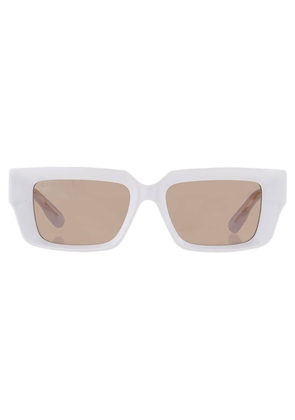 Gucci Brown Rectangular Unisex Sunglasses GG1529S 004 54