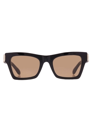 Ferragamo Brown Cat Eye Ladies Sunglasses SF2013S 011 52